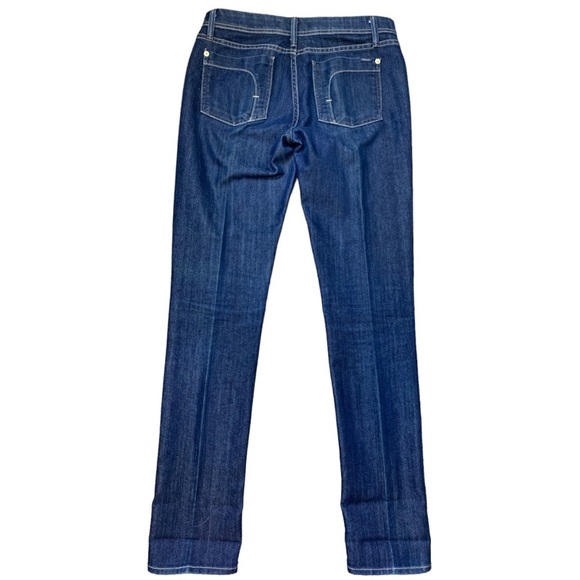 FIDELITY STEVIE Cut 3183 Viper Rinse Jeans With Pockets Dark Wash Blue Size 29 - Picture 7 of 13